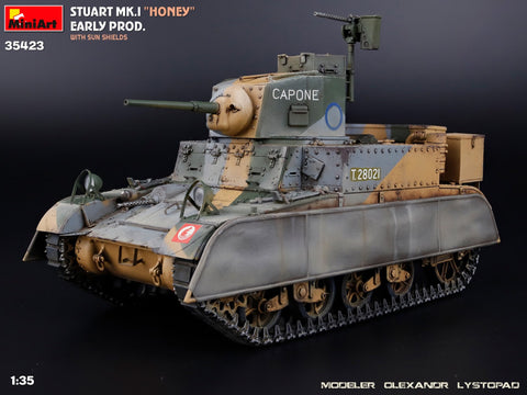 MiniArt 1/35 Stuart Mk.I “Honey” Early Prod. w/Sun Shields