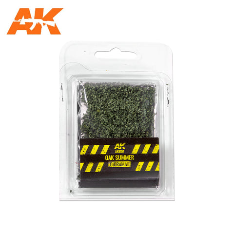 A AK Interactive Oak Summer Leaves - 28mm 1/72 (Bag 7 grams) priced at $21.99 available from Echelon Hobbies