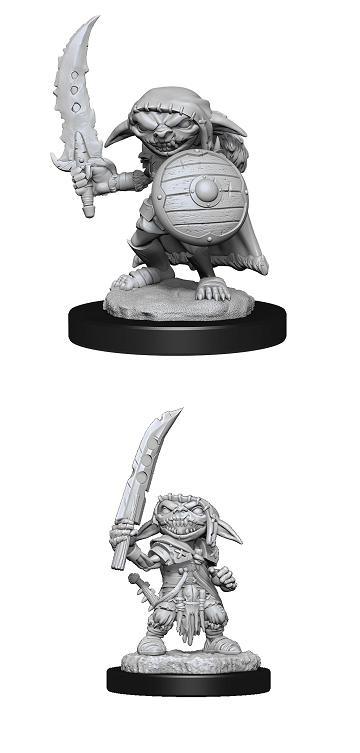 A PF UNPAINTED MINIS WV13 GOBLIN FIGHTER MALE priced at $7.99 available from Echelon Hobbies