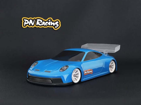 A PN Racing 992GT3 1/28 Lexan Body Kit priced at $45.75 available from Echelon Hobbies