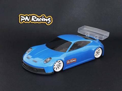 A PN Racing 992GT3 1/28 Lexan Body Kit priced at $45.75 available from Echelon Hobbies