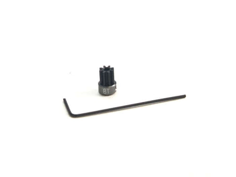 A PN Racing Machine Cut Delrin Pro2 M0.5 Pinion 8T priced at $9.75 available from Echelon Hobbies