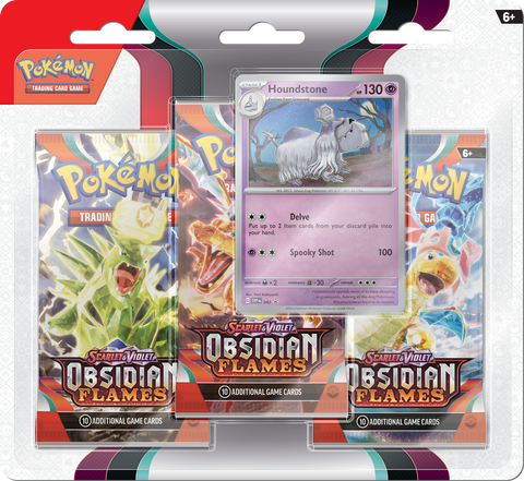 POKEMON SV3 OBSIDIAN FLAMES 3PK BLISTER