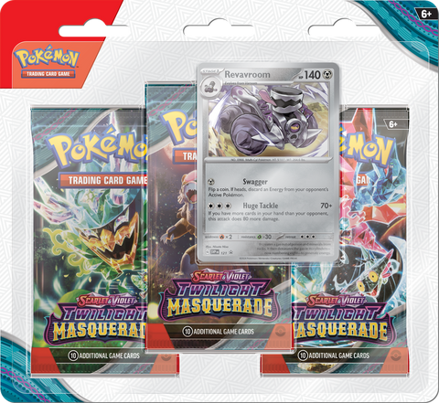 POKEMON SV6 TWILIGHT MASQUERADE 3PK BLISTER - Revavroom Promo