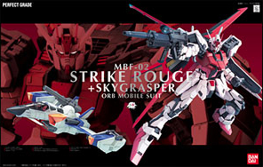 Perfect Grade (PG) 1/60 Scale Strike Rouge + Sky Grasper