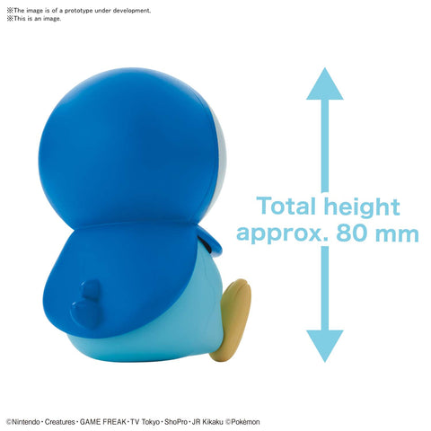 A Bandai Pokemon Model Quick Kit - #06 Piplup priced at $13.50 available from Echelon Hobbies