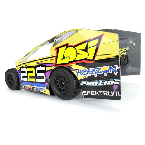 Pro-Line Showtime 2.2"/3.0" Black Removable Hex Dirt Oval Wheels