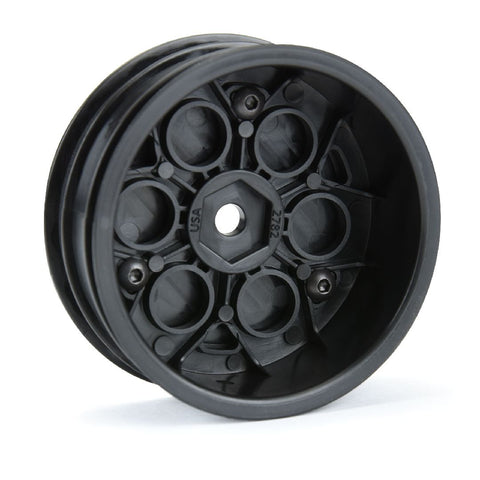 Pro-Line Showtime 2.2" Tire on 12mm Hex Front Black Wheels - 22 Sprint