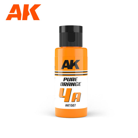 A AK Dual Exo 4A Pure Orange 60ml priced at $8.99 available from Echelon Hobbies