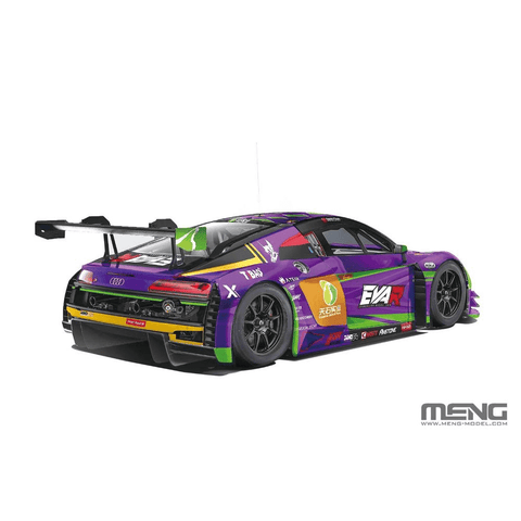 A Meng 1/24 Audi R8 LMS EVA RT TEST TYPE-01 TSRT R8 priced at $129.99 available from Echelon Hobbies