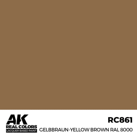 AK Real Color Gelbbraun-Yellow Brown RAL 8000