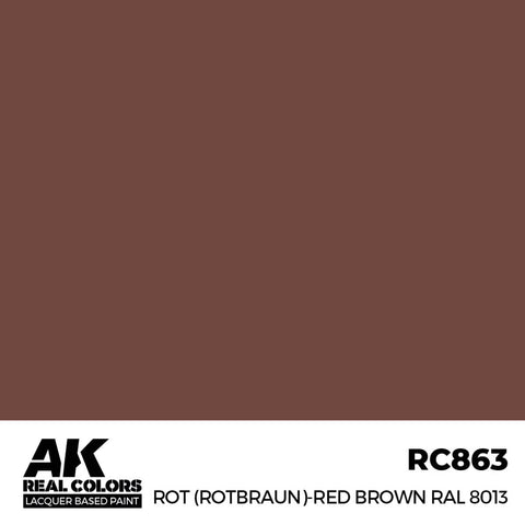 AK Real Color Rot (Rotbraun)-Red (Red Brown) RAL 8013