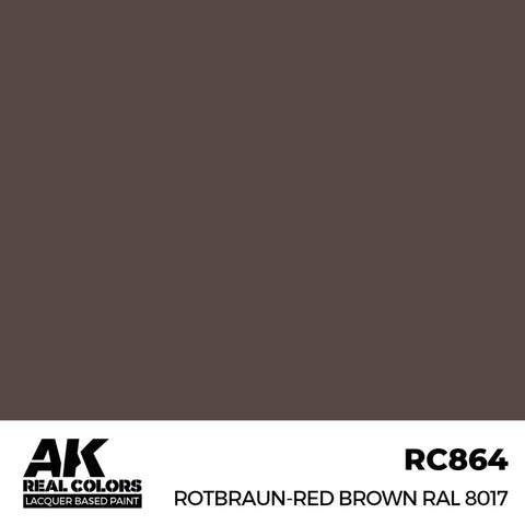 AK Real Color Rotbraun-Red Brown RAL 8017