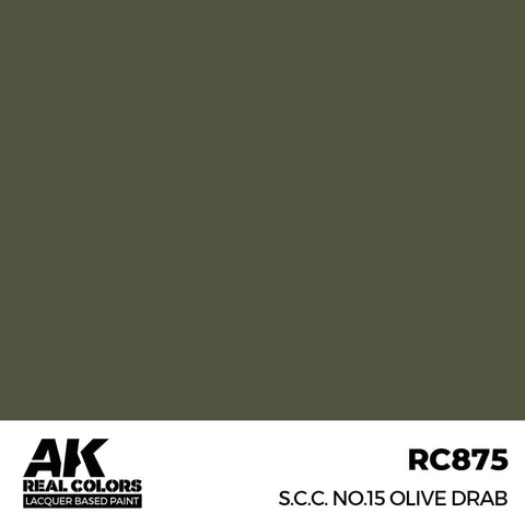 AK Real Color S.C.C. No.15 Olive Drab