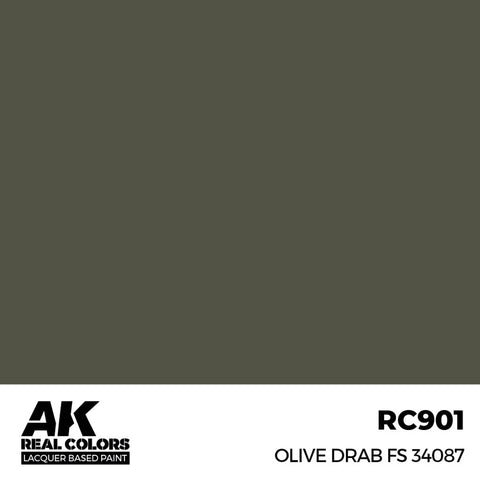AK Real Color Olive Drab FS 34087