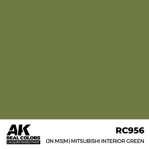 AK Real Color IJN M3(M) Mitsubishi Interior Green