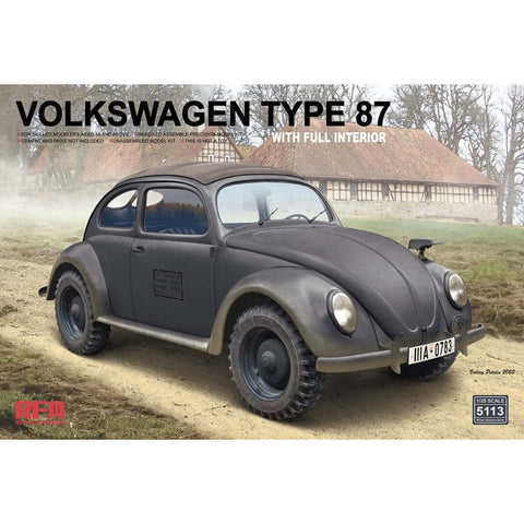 A RFM RM-5113 VOLKSWAGEN TYPE 87 priced at $38.99 available from Echelon Hobbies