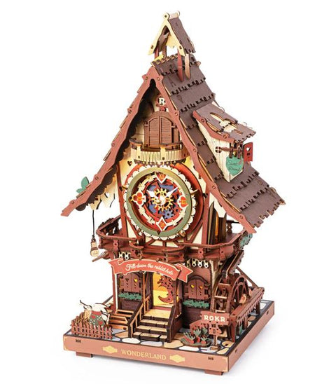 ROKR Cuckoo Clock Mechanical Gear 3D Wooden Puzzle