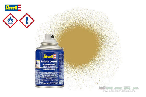 Revell Acrylic 100Ml Spray Sandy Yellow, Matte