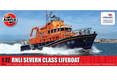 A Airfix 1/72 Rnli Severn Class Lifeboat priced at $69.99 available from Echelon Hobbies