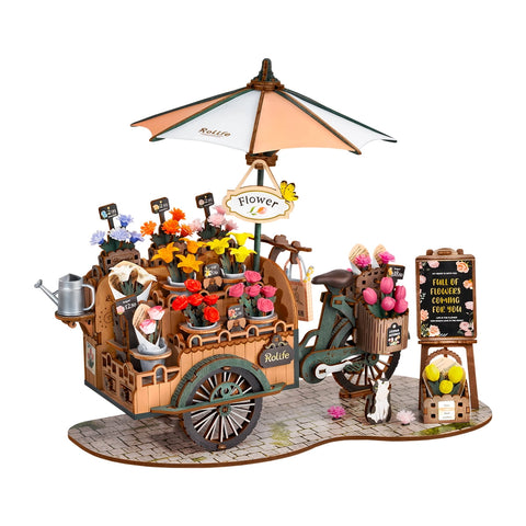 Rolife 3D Wooden Puzzle- Blossom Cart
