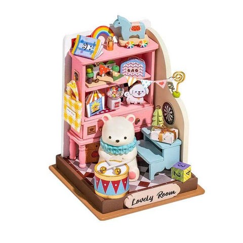 A Rolife Childhood Toy House DIY Miniature House priced at $19.99 available from Echelon Hobbies