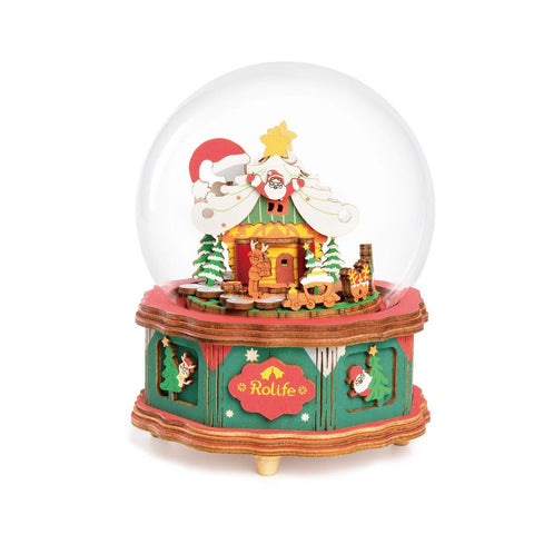 Rolife Christmas Town Music Box