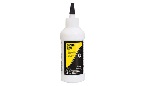 A SCENIC GLUE, 8 fl oz priced at $13.50 available from Echelon Hobbies