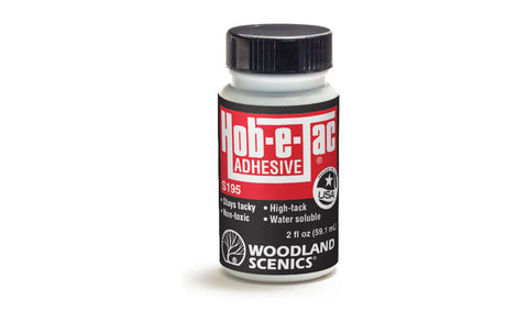 A HOB-E-TAC ADHESIVE, 2 oz priced at $12.50 available from Echelon Hobbies