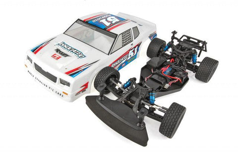 Team Associated 1/10 SR10 Dirt Oval 2wd RTR - White with B&C