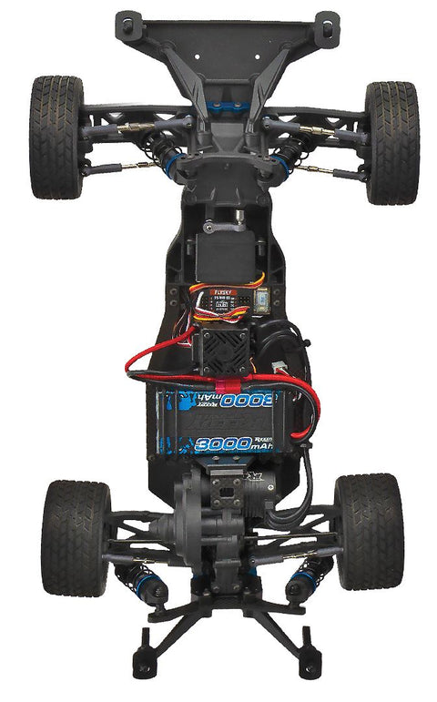 Team Associated 1/10 SR10M Dirt Oval 2wd RTR - Blue with B&C
