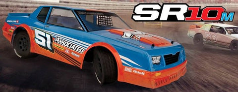 Team Associated 1/10 SR10M Dirt Oval 2wd RTR - Blue with B&C