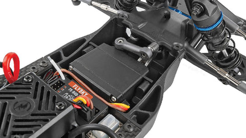 Team Associated 1/10 SR10M Dirt Oval 2wd RTR - Blue with B&C