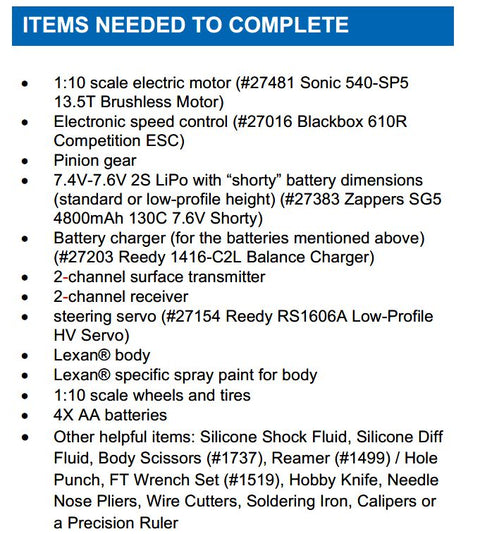Team Associated 1/10 SR10M Dirt Oval 2wd Team Kit