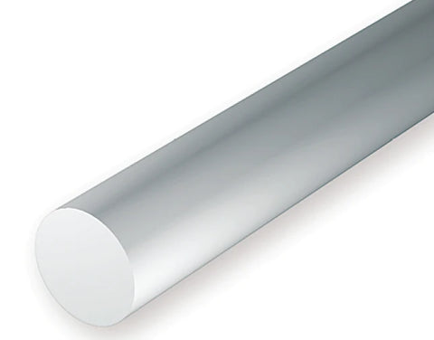 A 218 - .020" (.5MM) OD WHITE POLYSTYRENE ROD 10/pk priced at $5.99 available from Echelon Hobbies