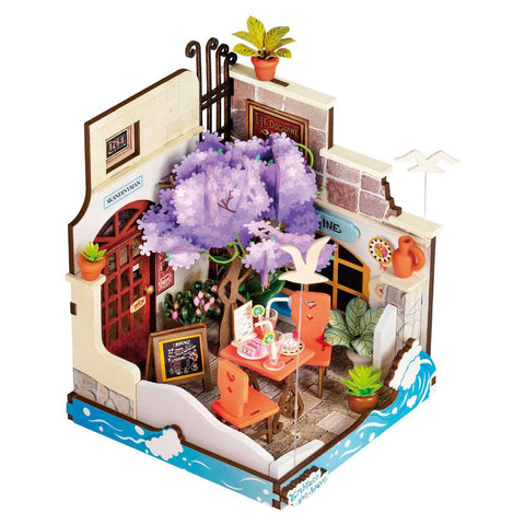 Rolife Robotime Sea Holiday Restaurant Miniature House