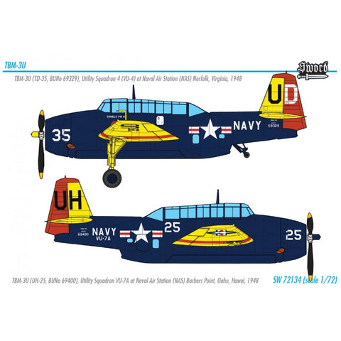 Sword Models 1/72 TBM-3U Avenger