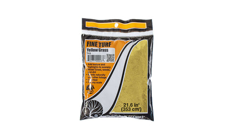 A YELLOW GRASS FINE TURF (18CU.IN) priced at $7.50 available from Echelon Hobbies