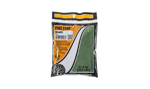 A WEEDS FINE TURF (18CU.IN) priced at $7.50 available from Echelon Hobbies