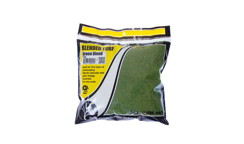 A GREEN BLEND BLENDED TURF (50CU.IN) priced at $14.25 available from Echelon Hobbies