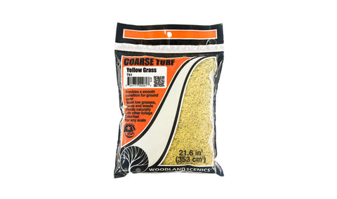 A YELLOW GRASS COARSE TURF (18CU.IN) priced at $7.50 available from Echelon Hobbies