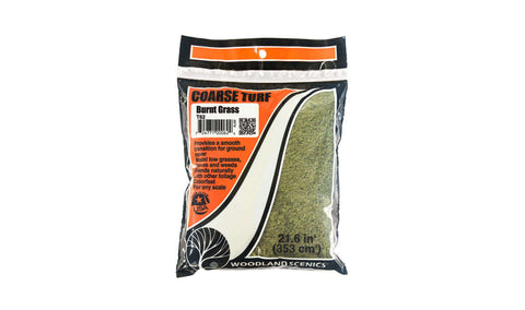 A BURNT GRASS COARSE TURF (18CU.IN) priced at $7.50 available from Echelon Hobbies