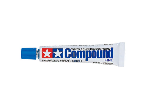 A Tamiya Polishing Compound Fine priced at $6.99 available from Echelon Hobbies