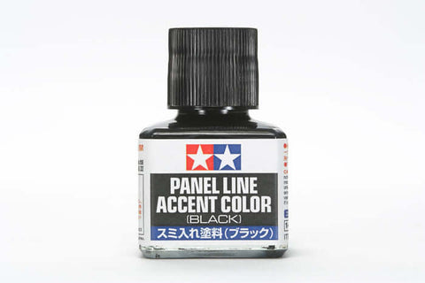 A Tamiya Panel Line Accent Color - Black priced at $8.99 available from Echelon Hobbies