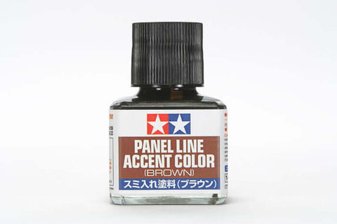 A Tamiya Panel Line Accent Color - Brown priced at $8.99 available from Echelon Hobbies