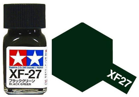 Tamiya Enamel Xf-27 Flat Black Green