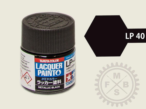 Tamiya Lp-40 Metallic Black