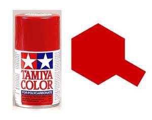 A Tamiya Ps-15 Metallic Red Polycarbonate Spray priced at $10.99 available from Echelon Hobbies