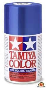 A Tamiya Ps-16 Metallic Blue Polycarbonate Spray priced at $10.99 available from Echelon Hobbies