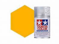 A Tamiya Ps-19 Camel Yellow Polycarbonate Spray priced at $10.99 available from Echelon Hobbies